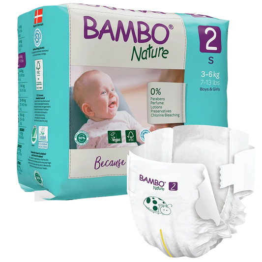 Bambo Nature 2, (3-6 kg / 7-13 lbs), 30 buc.
