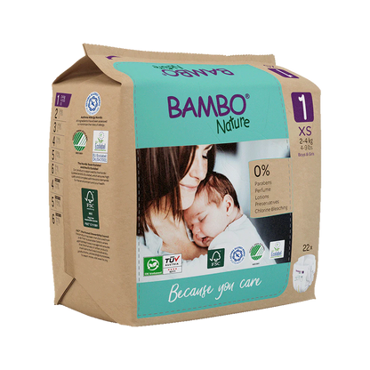 Bambo Nature 1, (2-4 kg / 4-9 lbs), 22 buc.