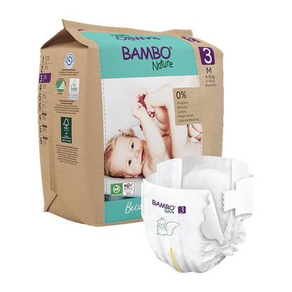 Bambo Nature 3, (4-8 kg / 9-18 lbs), 28 buc.