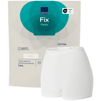 ABENA Fix, pantaloni din bumbac pentru fixare, mărimi XS–3XL