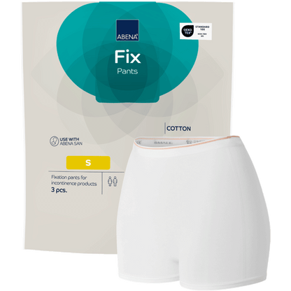 ABENA Fix, pantaloni din bumbac pentru fixare, mărimi XS–3XL