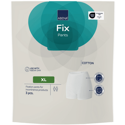 ABENA Fix, pantaloni din bumbac pentru fixare, mărimi XS–3XL