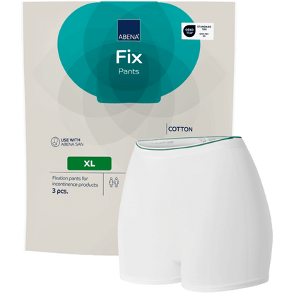 ABENA Fix, pantaloni din bumbac pentru fixare, mărimi XS–3XL