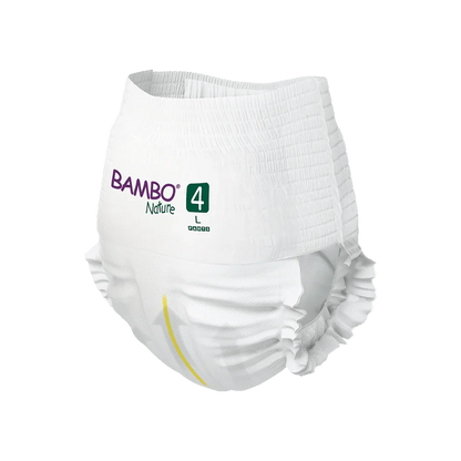 Bambo Nature Scutecele tip chilot 4, (7-12 kg / 15-26 lbs), 20 buc.