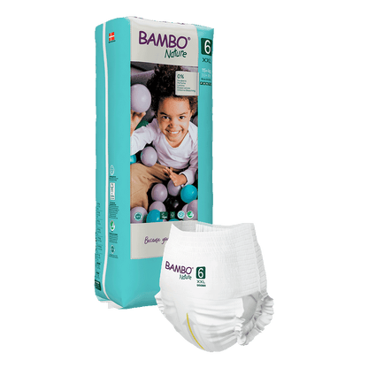 Bambo Nature Scutecele tip chilot 6, (15+ kg / 33+ lbs), 38 buc.