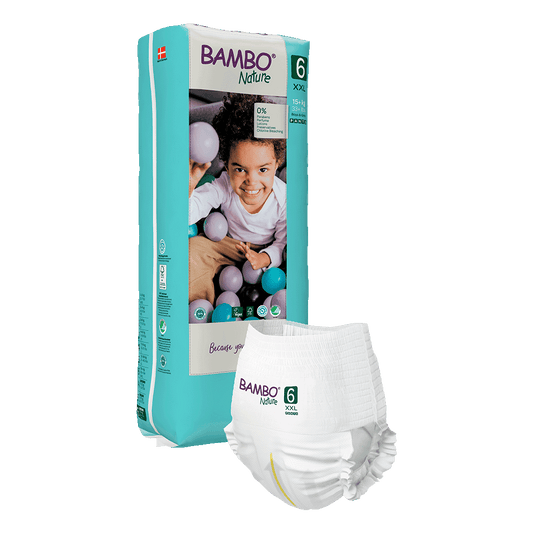 Bambo Nature Scutecele tip chilot 6, (15+ kg / 33+ lbs), 38 buc.
