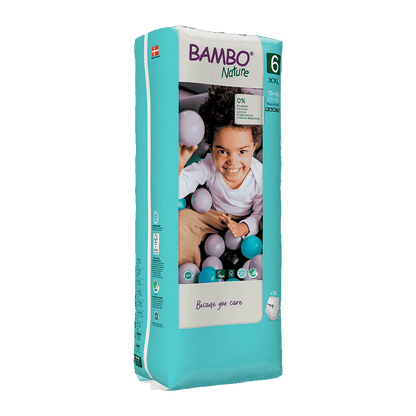 Bambo Nature Scutecele tip chilot 6, (15+ kg / 33+ lbs), 38 buc.